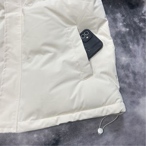 Inverno dos homens americano Londres México futebol treinamento calor-pressionando jaqueta casaco Streetwear longo zíper com chapéu jaqueta - Product Image 4