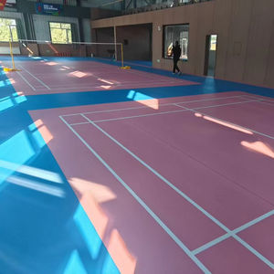 Revêtement de sol moderne en PVC pour terrain de badminton, <span class=keywords><strong>tapis</strong></span> de sol en plastique, adhésif facile pour les sports d'intérieur, gymnase, volleyball, terrain de jeu, rouleau - Product Image 6