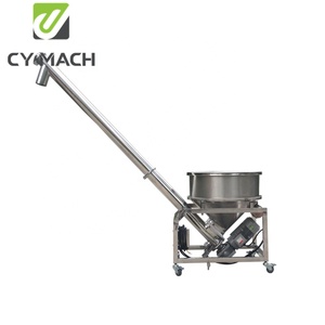 Stainless Steel 304 Plastic Materials Screw Conveyor Machine