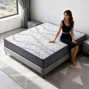 Colchón Individual de Muelles Ensacados de Fieltro Ecológico de Alta Resistencia, Diseño Moderno, Hipoalergénico, Enrollable, Firmeza Media - Product Image 1