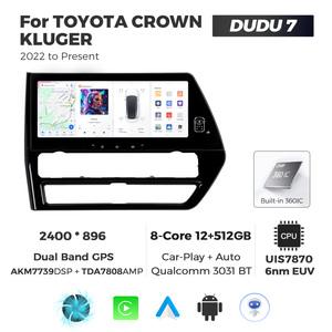 วิทยุติดรถยนต์ระบบแอนดรอยด์ MEKEDE รุ่น DUDU7 พร้อมระบบนำทาง GPS และ Car-play สำหรับรถยนต์ CROWN KLUGER ปี 2022-ปัจจุบัน - Product Image 4