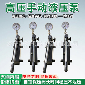 Pompe hydraulique manuelle portable Dingdong 10L haute pression double vitesse pour le tensionnement et le serrage en forage - Product Image 4