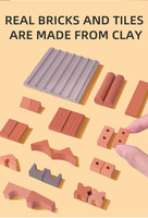 Bricolage tige jouet bloc de construction château fait à la main enfants artisanat béton magasin Kit