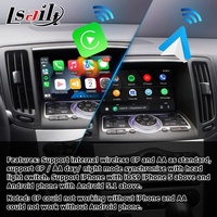 صندوق واجهة كاربلاي وأندرويد أوتو لاسلكي من Lsailt لسيارات إنفينيتي G37 وG25 وQ40 وQ60 طراز IT08 08IT مع نظام سكايلين V36 نافي هوم