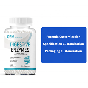 Tabletas de Enzimas Digestivas Probióticas OEM al por Mayor, Suplemento para la Salud Intestinal, Fórmula y Empaque Personalizados, Suministro Estable - Product Image 2