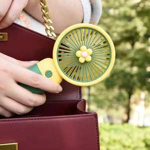 Ventilateur portable rechargeable par USB au design mignon de fruits de dessin animé - Product Image 4