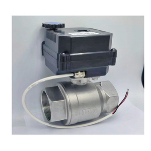วาล์วบอล Flomarvel Fh-b Ip67 รุ่น Fh-b ขนาด 15nm Dn15 1/2 นิ้ว พร้อมตัวบ่งชี้การทำงานแบบแมนนวล วัสดุ SS304 และ UPVC มาตรฐาน CE และ RoHS แรงดันไฟฟ้า 24v 120v 220v ขนาด Dn32 - Product Image 2