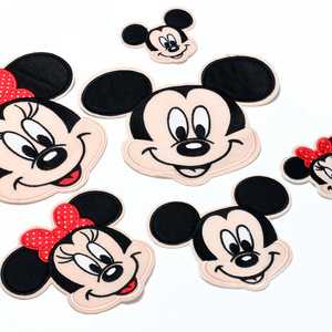 Toppe Ricamate Vivaci di <span class=keywords><strong>Topolino</strong></span> per Appassionati di Disney, Applicabili con Ferro da Stiro o Cucitura, Materiale Resistente per Abbigliamento - Product Image 5
