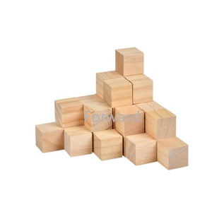 Cubes <span class=keywords><strong>en</strong></span> bois de <span class=keywords><strong>pin</strong></span> <span class=keywords><strong>massif</strong></span> naturel carré de sculpture de bricolage pour l'artisanat à la main - Product Image 5