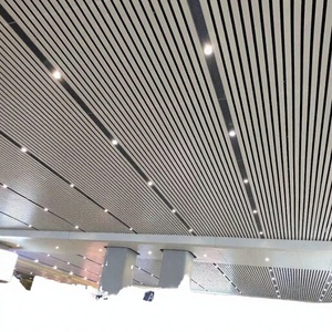 Aluminium Modern Design Metal Strip <b>Ceiling</b> Suspended Perforated Aluminum Waterproof <b>Ceiling</b> for Mall with <b>Ceiling</b> Grid - Product Image 4