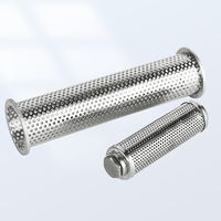 Filtre à baril perforé en acier inoxydable 304 à double couche sur mesure, élément filtrant pour le traitement de l'eau
