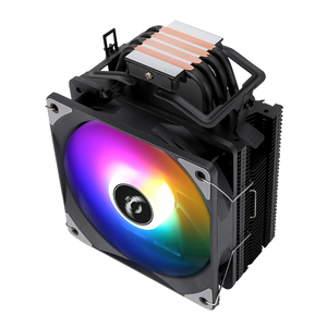 QiuzAim Computadora de escritorio 4 Tubos de calor 2011 Disipador de calor 12cm Luminoso X79 Placa base X99 Ventilador de <span class=keywords><strong>CPU</strong></span> 4 pines Silencioso E5 Refrigerado por aire - Product Image 3