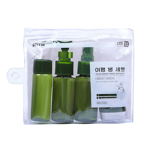 Beiyin – ensemble de bouteilles de maquillage de voyage, 5 pièces, conteneurs cosmétiques portables colorés pour les soins du visage et l'usage quotidien - Product Image 4