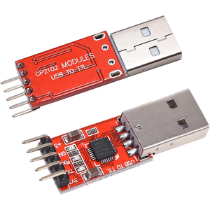 CP2102 โมดูลแปลง USB เป็น TTL 5PIN แบบอนุกรม, อะแดปเตอร์ดาวน์โหลด UART STC, 3.3V/5V พร้อมสายจัมเปอร์ - Product Image 3