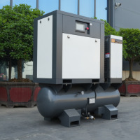 Compresor de Aire de Tornillo de 22KW, 16 bar, Estacionario, Alimentación CA, Tipo 4 en 1 para Corte Láser