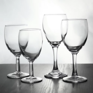 แก้วไวน์แบบใสลายนูนสไตล์ยุโรปโบราณสำหรับงานปาร์ตี้ที่บ้าน - Product Image 5