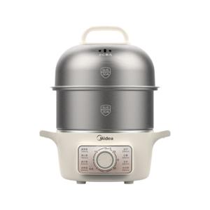 Midea <b>Electric</b> Food <b>Steamer</b> ZDE16T72 400W 2-Layer Stainless Steel With Timer For Household Use - Product Image 3