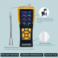 Détecteur de fuite de gaz 4-en-1 CH4 O2 CO H2S Analyseur de concentration de gaz portable Détecteur de gaz combustible