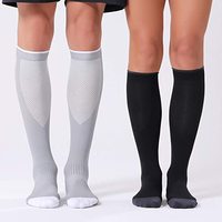 Chaussettes de compression graduées pour hommes et femmes pour la course à pied avec varices