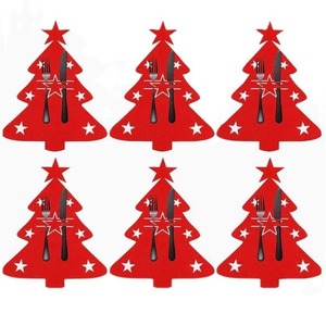 Porte-couverts rectangulaire moderne en feutre pour décorations de <span class=keywords><strong>table</strong></span> de Noël et de Thanksgiving - Product Image 4