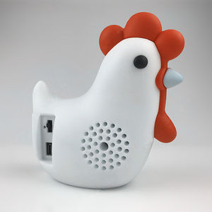 Meilleure vente Haut-parleur en caoutchouc en forme de coq Haute <span class=keywords><strong>qualité</strong></span> sonore Musique Mini Rohs Haut-parleur sans fil en PVC personnalisé 3D - Product Image 2