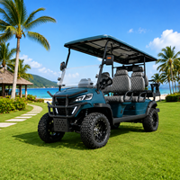 Carrito de Golf Eléctrico de Lujo para 6 Personas, Ideal para Campos de Golf, Resorts, Villas y Turismo