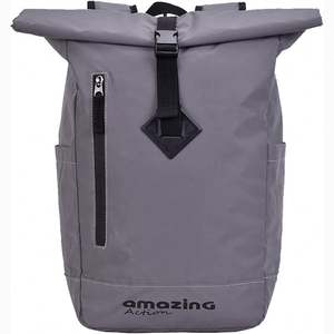 Free Sample Custom Roll Top <b>Backpack</b> Oxford Leather <b>Rolltop</b> Laptop <b>Backpacks</b> Unisex Minimalist High Quality Rolling <b>Backpack</b> - Product Image 3