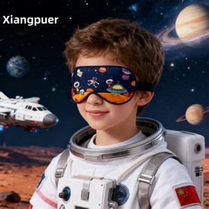 หน้ากากปิดตาไหมไอซ์ซิลค์สำหรับเด็กผู้หญิง ลายเจ้าหญิง ผ้าไหมมัลเบอร์รี่ ปิดกั้นแสง สำหรับงีบหลับในโรงเรียน แบบ 3 มิติ ใช้ได้ทุกฤดู ขายดี - Product Image 3