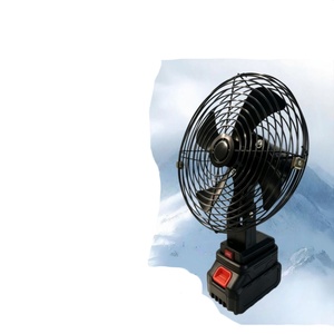 Ventilateur en acier DIY pour extérieur, jardin, détection de mouvement, sécurité, maison, voiture, garage, alimentation par batterie, moteur sans balais - Product Image 5