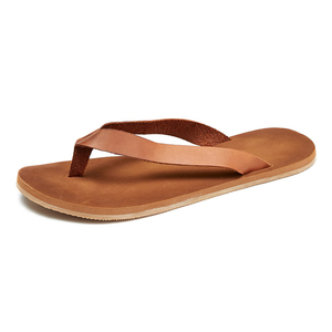 Chanclas de cuero genuino para <span class=keywords><strong>hombre</strong></span>, nueva moda, suela de goma antideslizante con estilo, diseño <span class=keywords><strong>minimalista</strong></span>, sandalias de verano para <span class=keywords><strong>hombre</strong></span>, zapatillas - Product Image 2