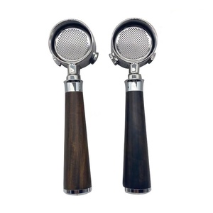 Porte-filtre à café sans fond 51MM en acier inoxydable 304, 14g, pour machine à expresso <span class=keywords><strong>Delonghi</strong></span> EC680 <span class=keywords><strong>EC685</strong></span>, panier filtrant 2 tasses, barista - Product Image 2
