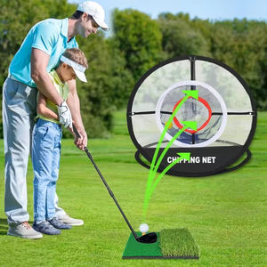 Hw Golf <span class=keywords><strong>Swing</strong></span> Trainer Chipping Net Set Opvouwbaar Indoor/Outdoor Oefensysteem Perfect Voor Chipping & Pitching Training - Product Image 6