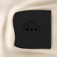 WESA Enchufe de Pared 16A con 1 Tomacorriente, Diseño Moderno de Lujo, Regleta Eléctrica Europea
