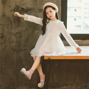 China Online Shopping Kids Long Sleeve Princess Designs Dress Buckles From Buy Direct From China Factory - Product Image 2