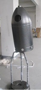 Chauffage extérieur au propane Partie de patio <span class=keywords><strong>Lampadaire</strong></span> en acier inoxydable 48000 BTU Large - Product Image 6