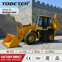 2800kg Nennlast 85KW Baggerlader 1,5m3 Frontschaufel Turbo TLB Retroexcavadora EAC Traktor-Baggerlader
