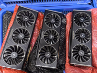 RX 6800 6800XT 6900XT 16GB GPU Desktop Gaming Bekas Antarmuka PCI Express DVI RX 6800XT 6900XT Kartu Grafis Kipas