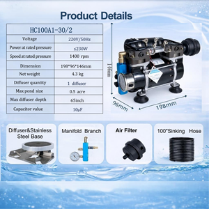 เครื่องอัดอากาศแบบลูกสูบ<span class=keywords><strong>โยก</strong></span>คุณภาพสูง 220V/110V ไม่ใช้น้ำมัน ประสิทธิภาพสูง สำหรับการเติมอากาศในน้ำลึก เหมาะสำหรับงานขนาดเล็ก - Product Image 2