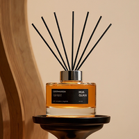 Vente en gros de flacons diffuseurs de parfum de luxe en verre de 150 ml, diffuseur d'arômes pour la maison, conteneur de diffuseur d'arômes, design inspiré