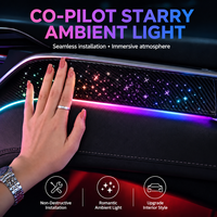 Kit de mise à niveau LED ambiant 64 couleurs Star Rainbow 12V 10W pour éclairage intérieur style Symphony 2018-2023