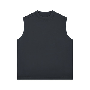 Camiseta Deportiva sin Mangas para Hombre, 300g, 100% Algodón, Holgada, Transpirable, para Gimnasio, con Tratamiento Antiarrugas - Product Image 2