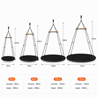 Balançoire suspendue ronde moderne Ropecube pour enfants, robuste, pour jardin, parc, aire de jeux, villa et école