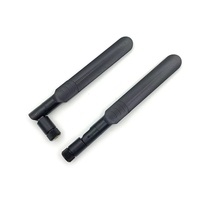 Antenne sans fil 4G pleine bande en gros avec connecteur mâle, routeur WLAN pliable, amplificateur de signal 2.4G, antenne de routeur à gain élevé 5dBi
