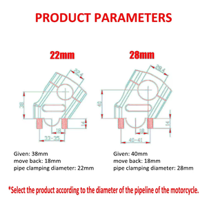 Para <span class=keywords><strong>Honda</strong></span> <span class=keywords><strong>CB</strong></span> <span class=keywords><strong>500F</strong></span> Hornet 2024, sistema de carrocería de motocicleta, elevador de manillar, abrazadera de elevación de Motocross, código de montaje para manillar CB500F - Product Image 5