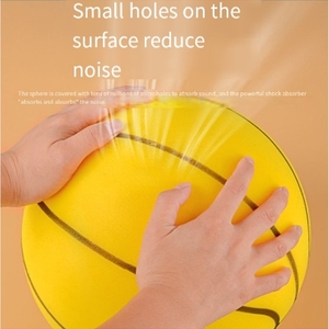 お子様向け 静音 室内 スポーツ玩具 楽しいエクササイズ PUサッカーボールとスポンジバスケットボール - Product Image 5