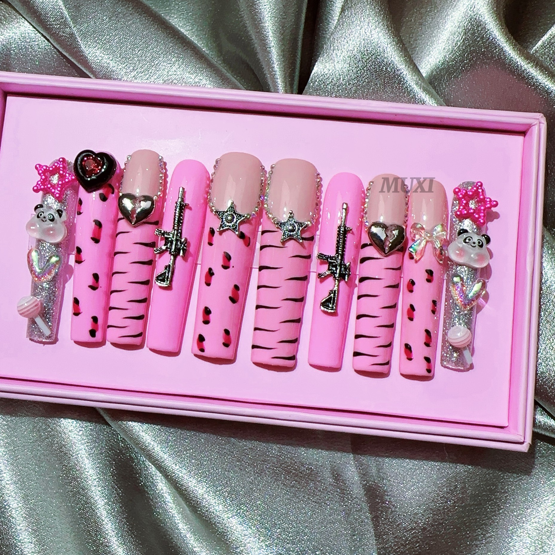 acrylic nail press on