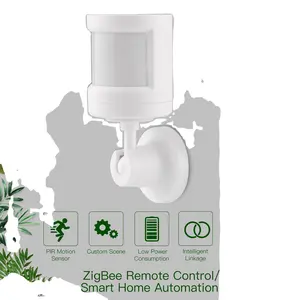 Smart Home Automation Tuya Zigbee sensore di movimento umano, alimentato a batteria, si attacca ovunque, Ultra conveniente