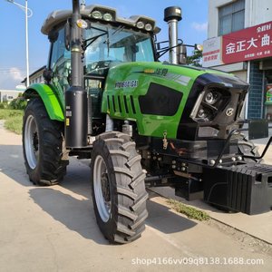 รถแทรกเตอร์ Huaxia Xtd1604 G4 ขับเคลื่อน 4 ล้อ สำหรับใช้งานในฟาร์ม ผลผลิตสูง สีเขียว - Product Image 2