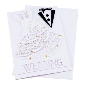 Winpsheng fait à la main amour feuille chaude impression offset carte d'invitation <span class=keywords><strong>de</strong></span> mariage avec papier - Product Image 1