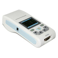 CONTEC ECG90A Monitor de ECG de mano, máquina de electrocardiografía Ekg Ecg Machines Home Ecg Devices Software